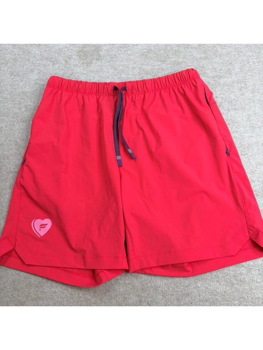 Fabletics Mens Shorts Medium Pink Solid Unlined